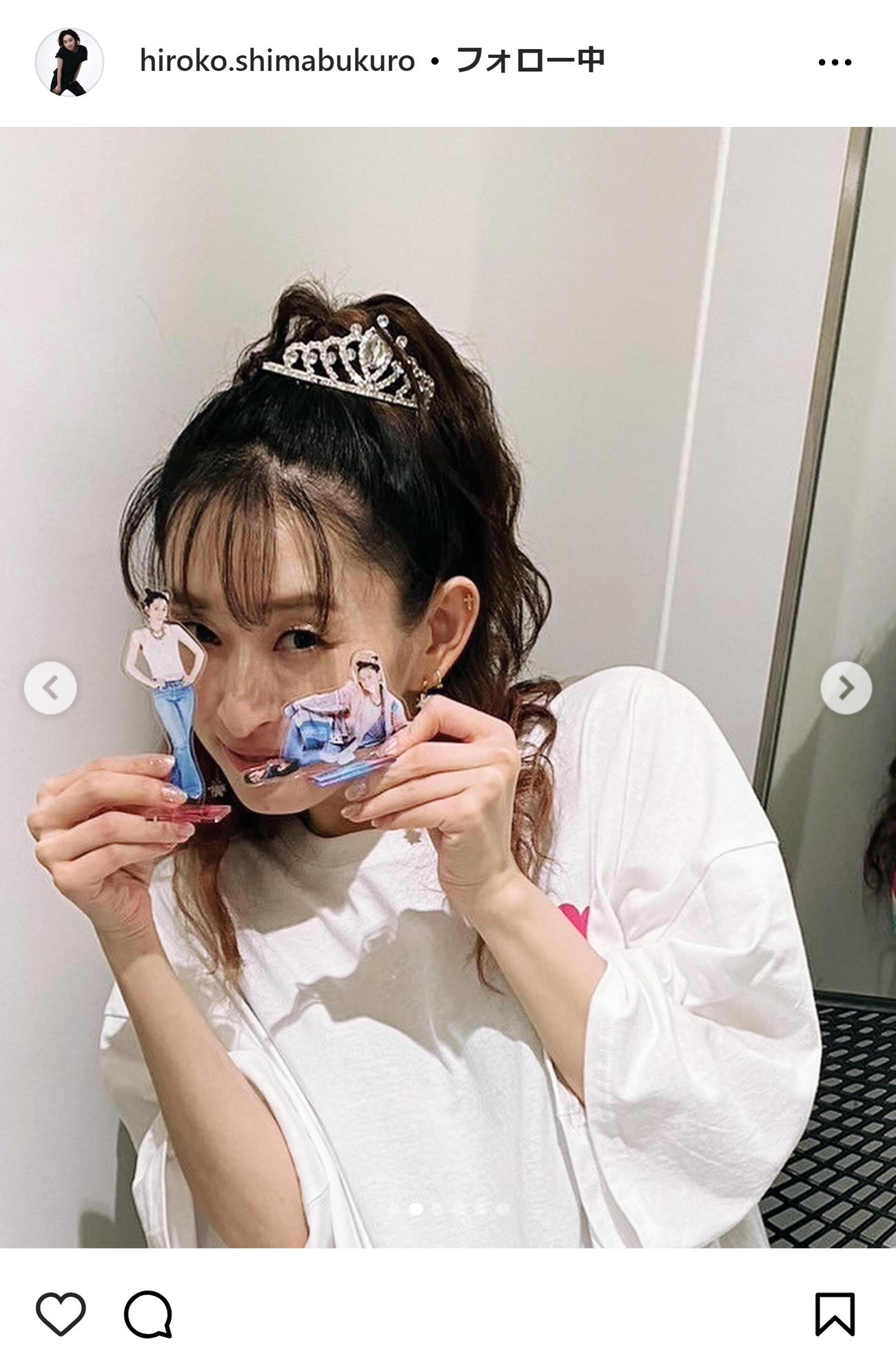 島袋寛子のインスタグラムから