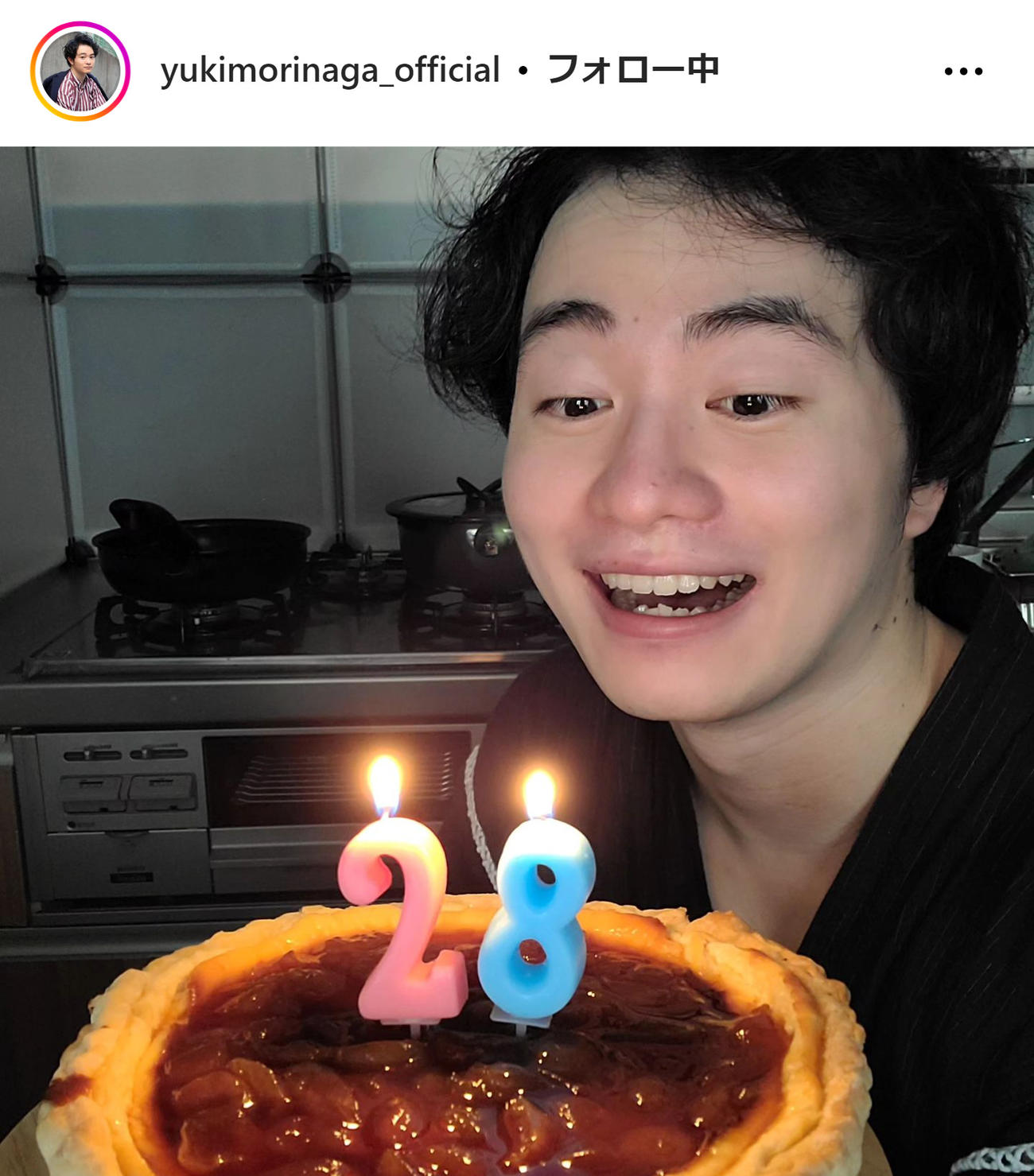 森永悠希のインスタグラムから
