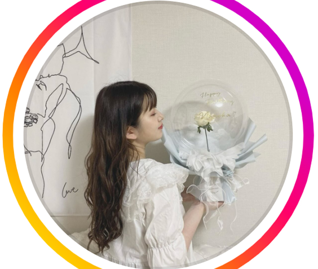 青木菜花のインスタグラムから