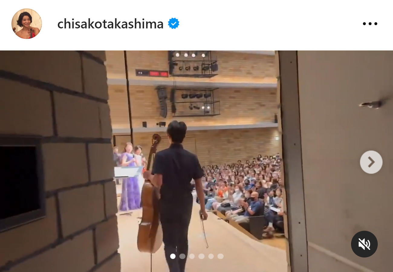 高嶋ちさ子のインスタグラムから