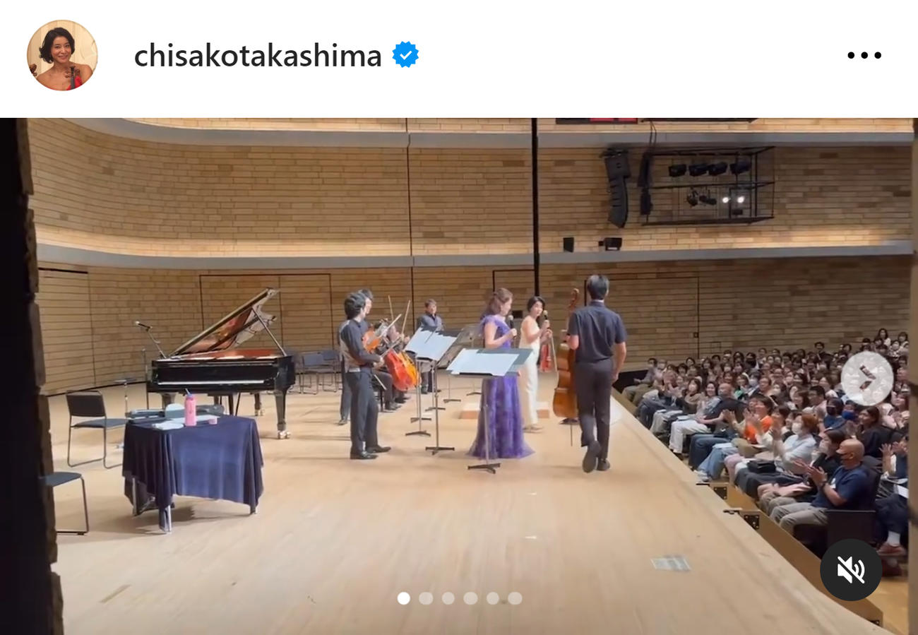 高嶋ちさ子のインスタグラムから