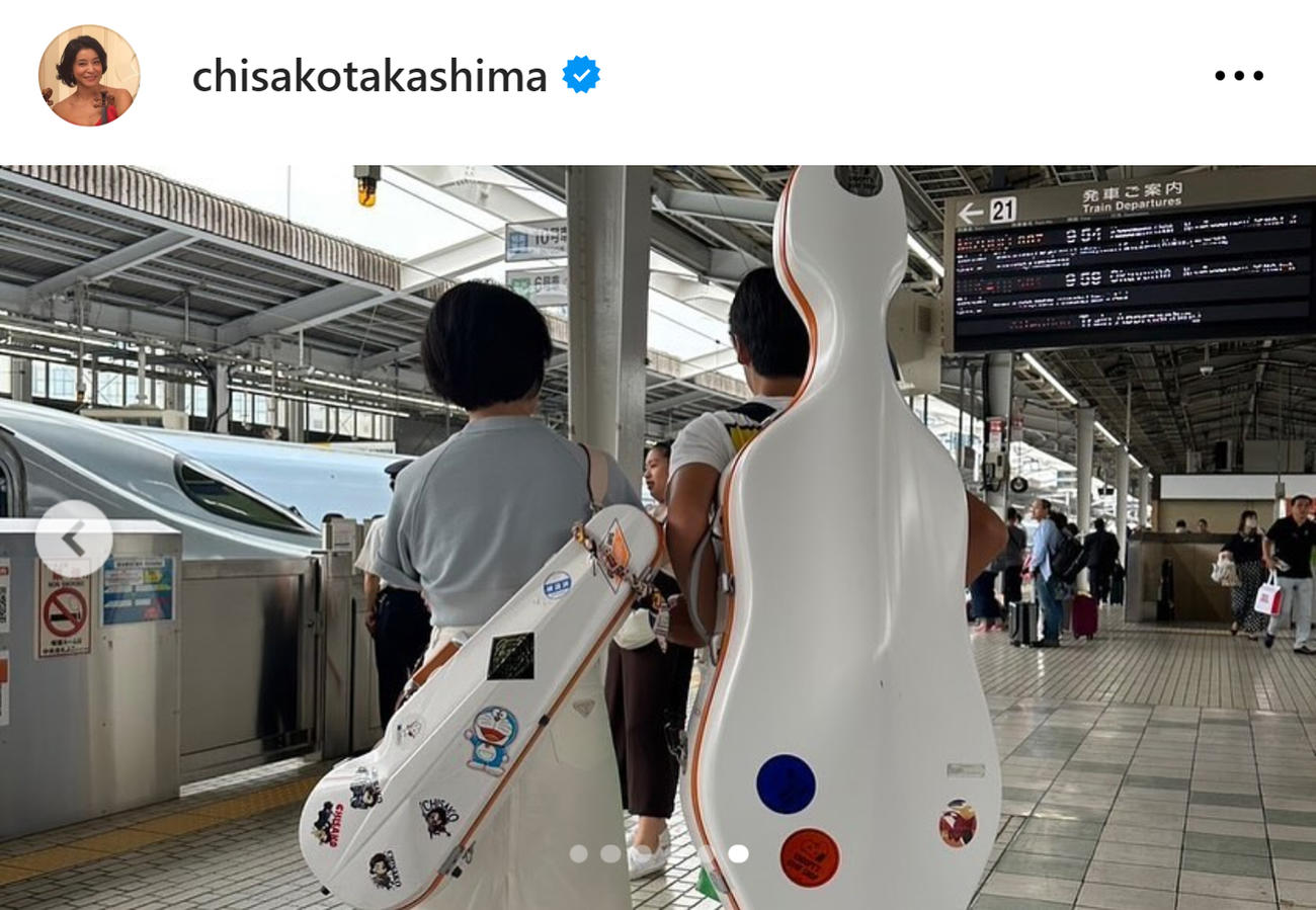 高嶋ちさ子のインスタグラムから