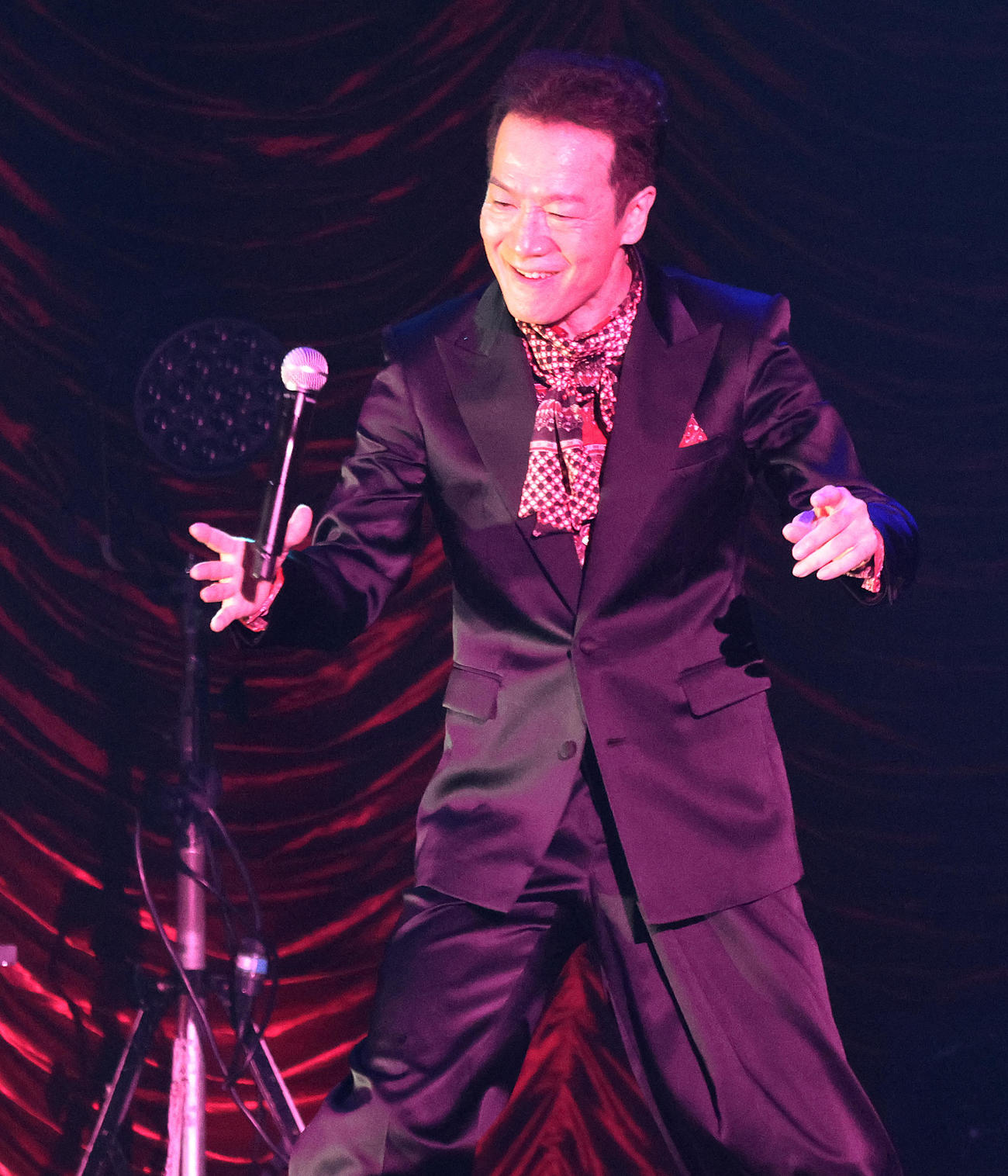 「愛だけがあればいい」リリースパーティーでトシちゃんワールドを繰り広げる田原俊彦（撮影・中島郁夫）