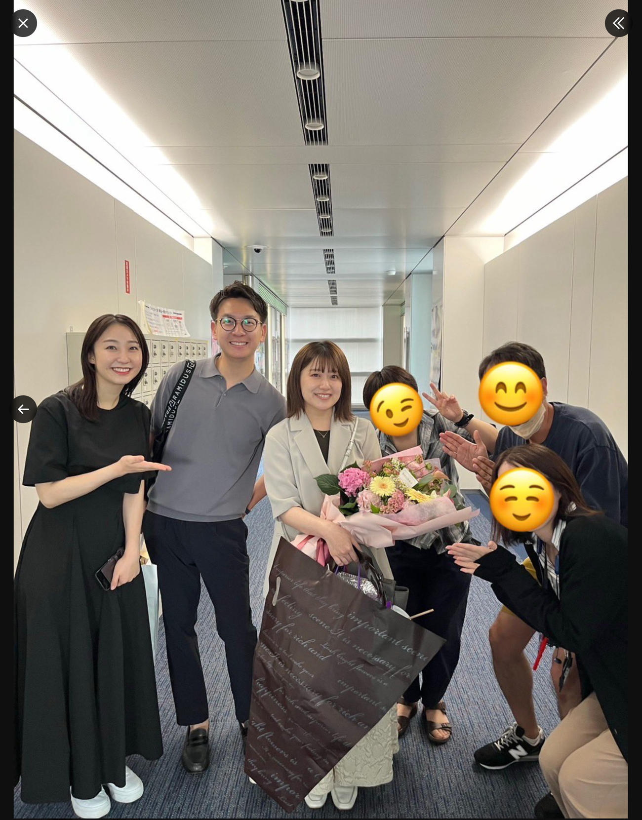 尾崎里紗アナのインスタグラムから