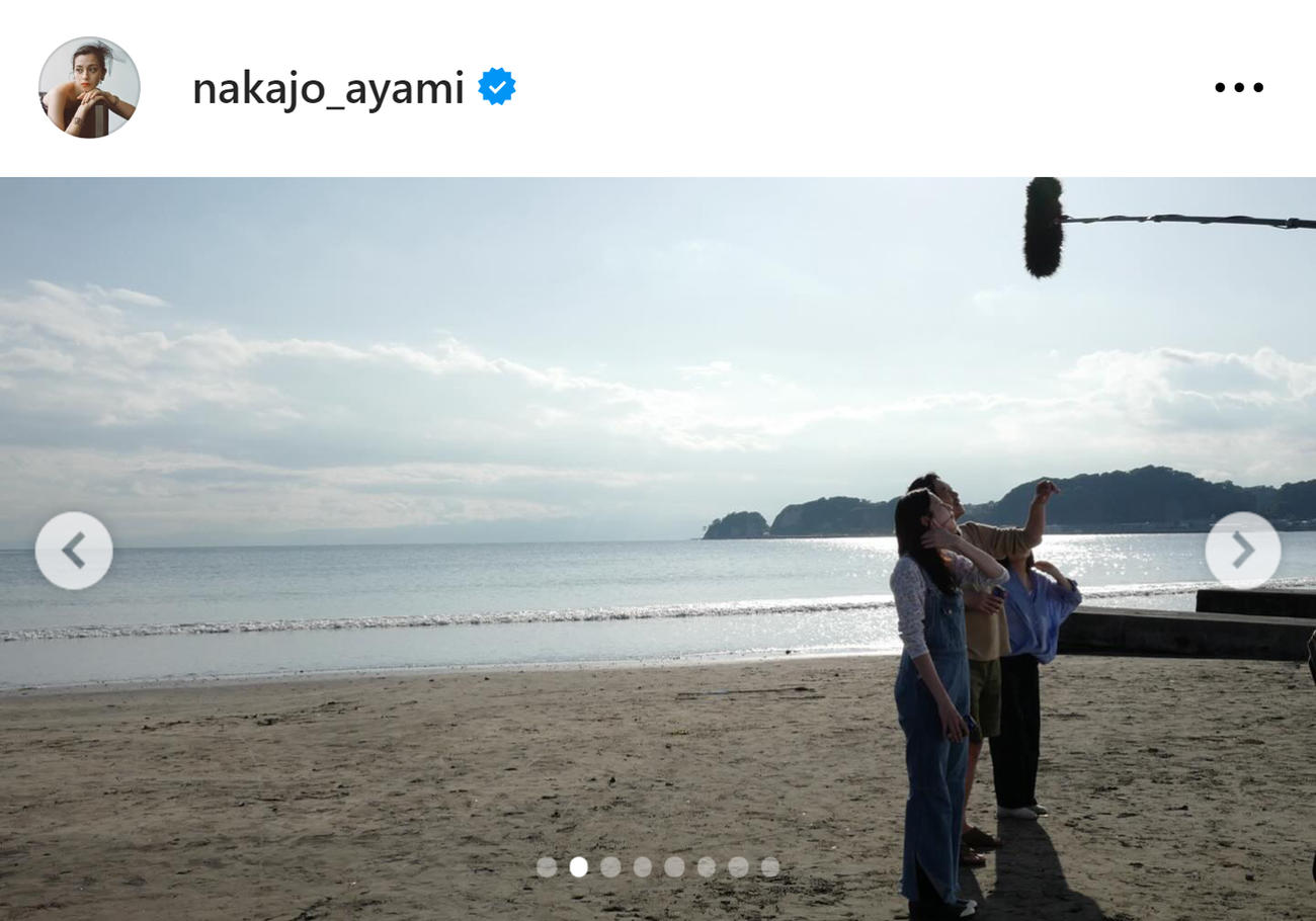 中条あやみのインスタグラムから