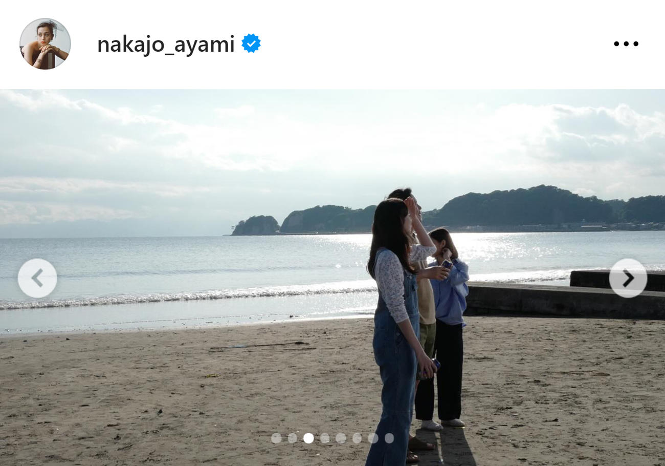 中条あやみのインスタグラムから