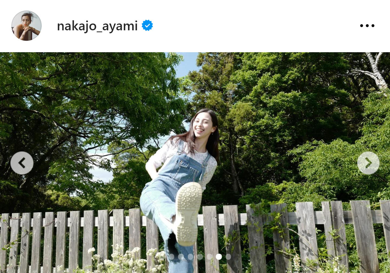 中条あやみのインスタグラムから