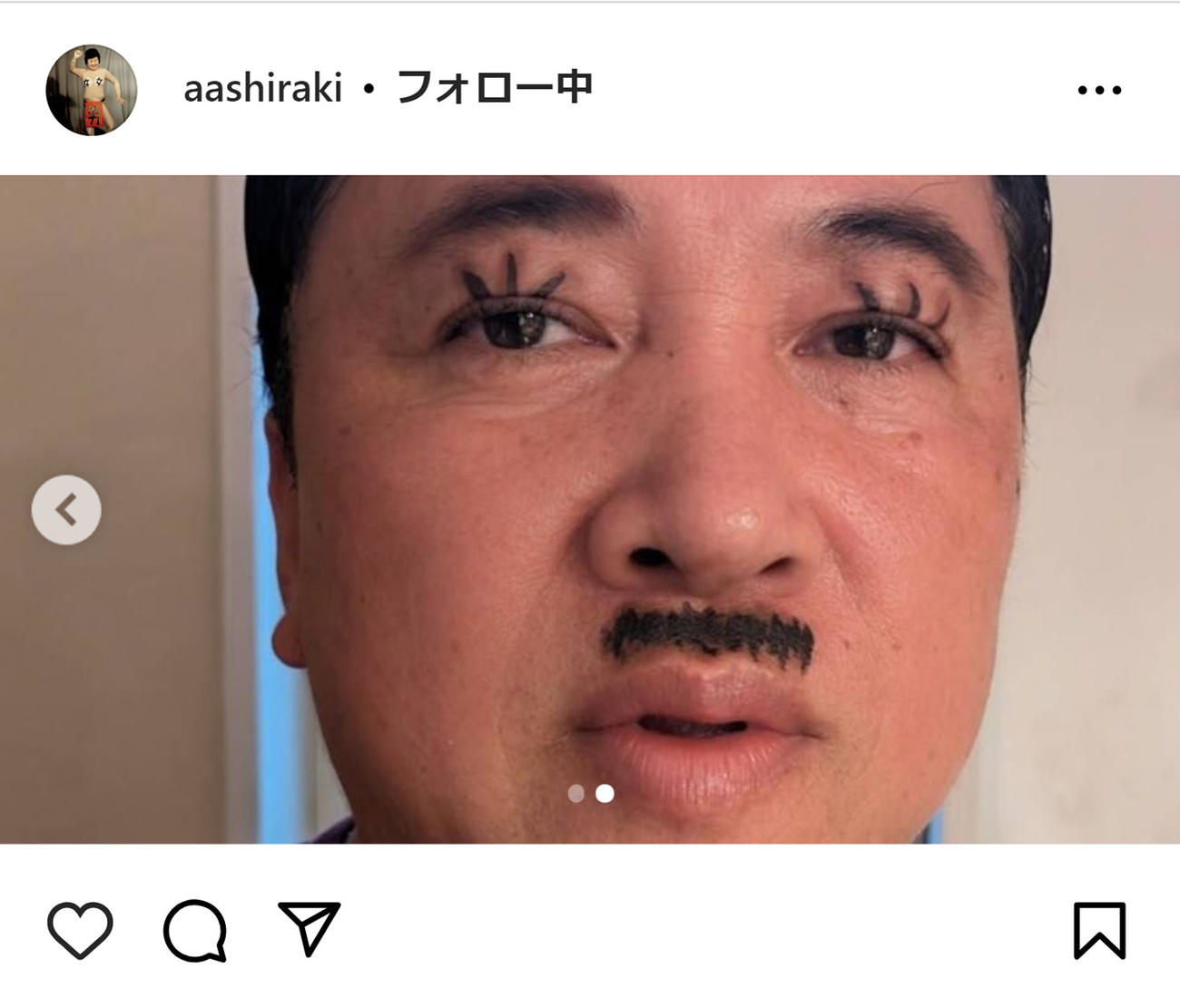 あぁ～しらきのインスタグラムから