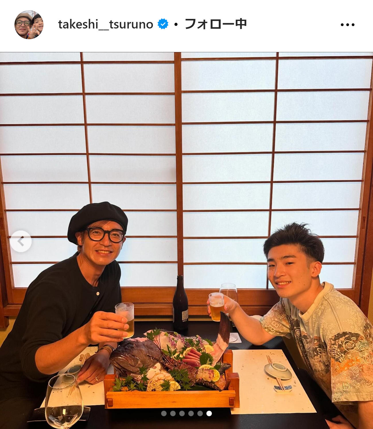 つるの剛士のインスタグラムから