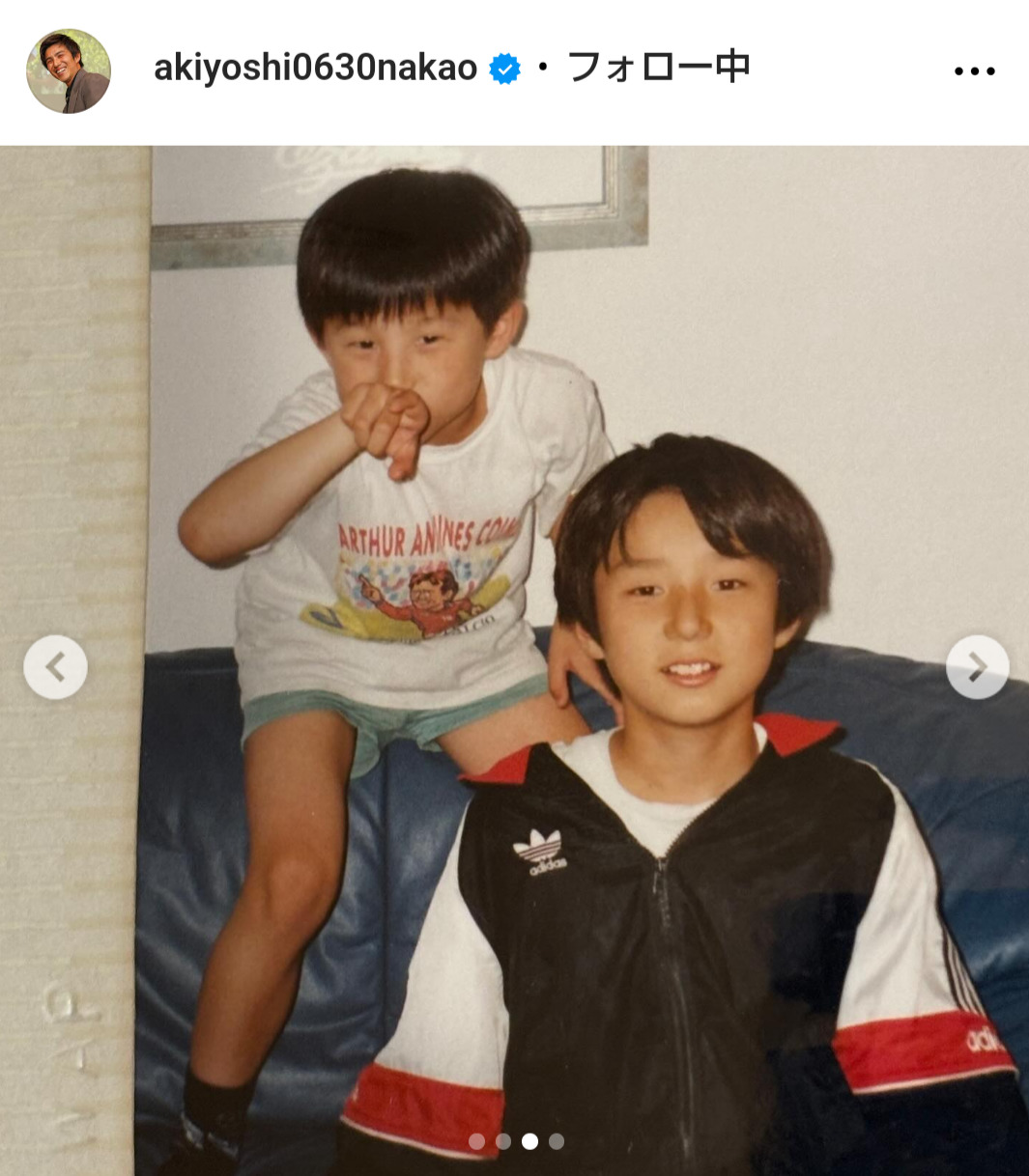 中尾明慶のインスタグラムから