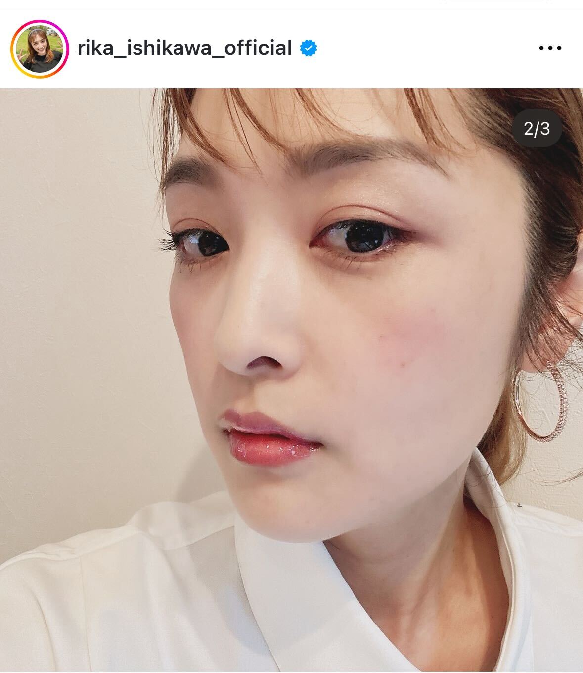 石川梨華のインスタグラムから