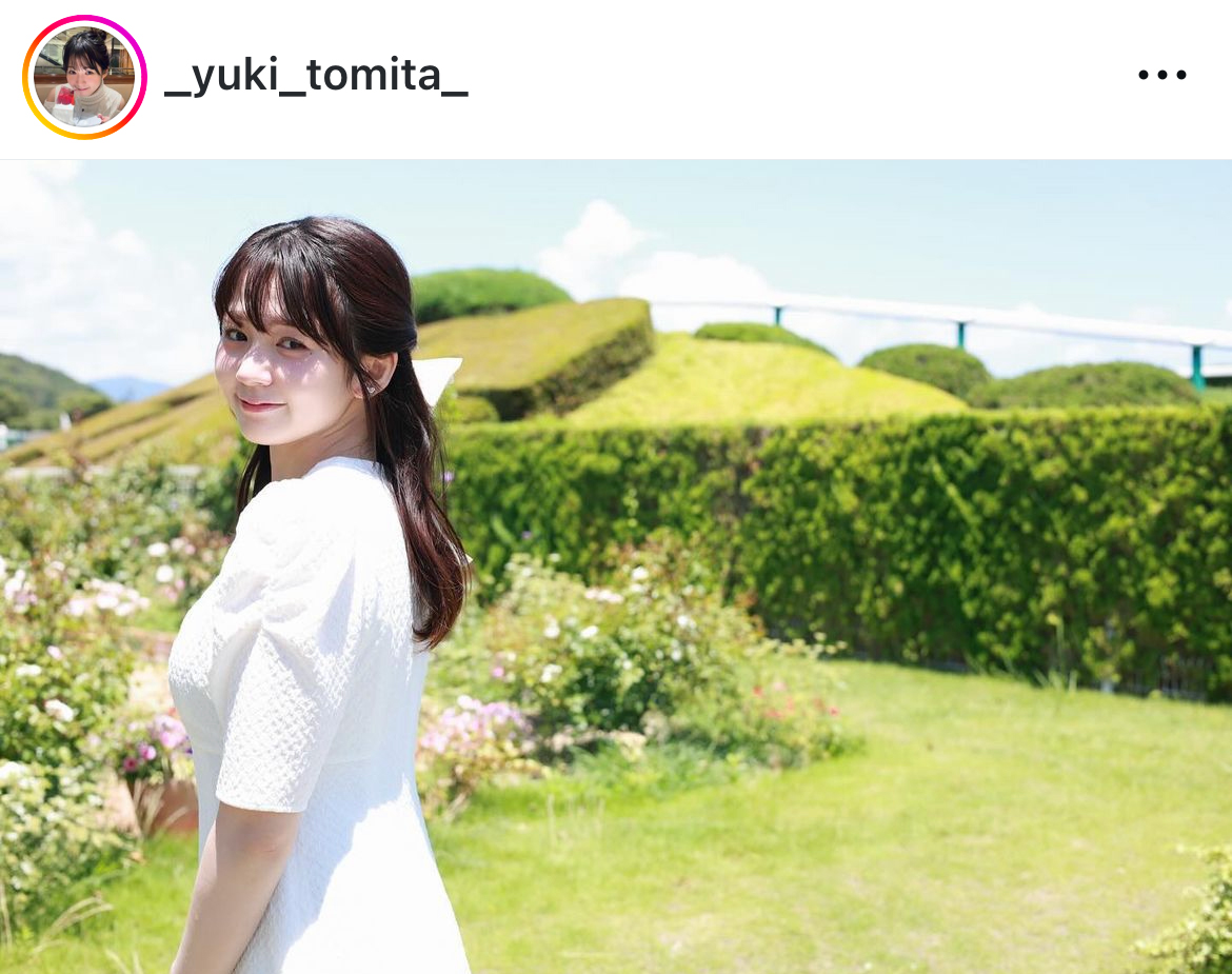 冨田有紀アナのインスタグラムから