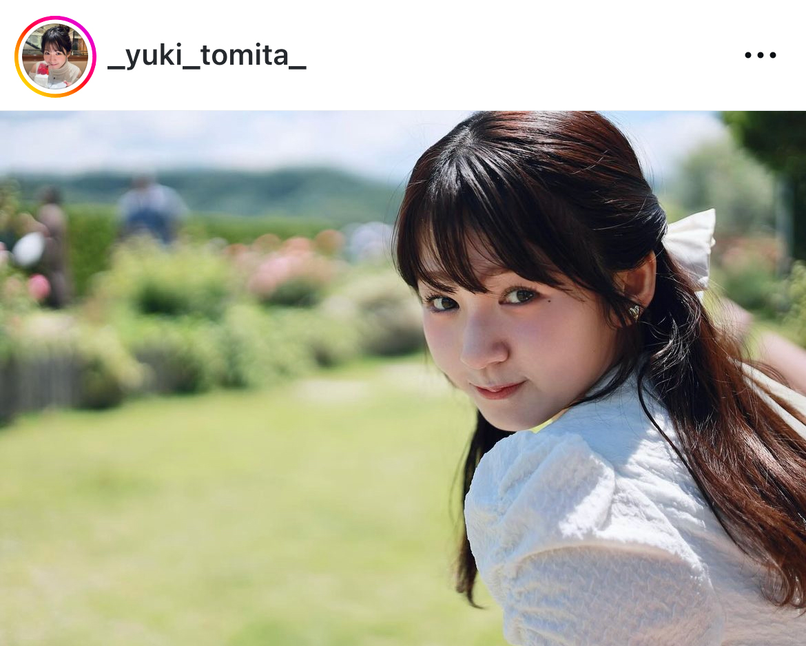 冨田有紀アナのインスタグラムから