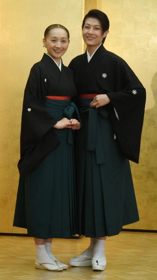 OSK卒業公演へトップスター楊琳＆娘役トップ舞美りら思い語る　「ブギウギ」名場面盛り込む