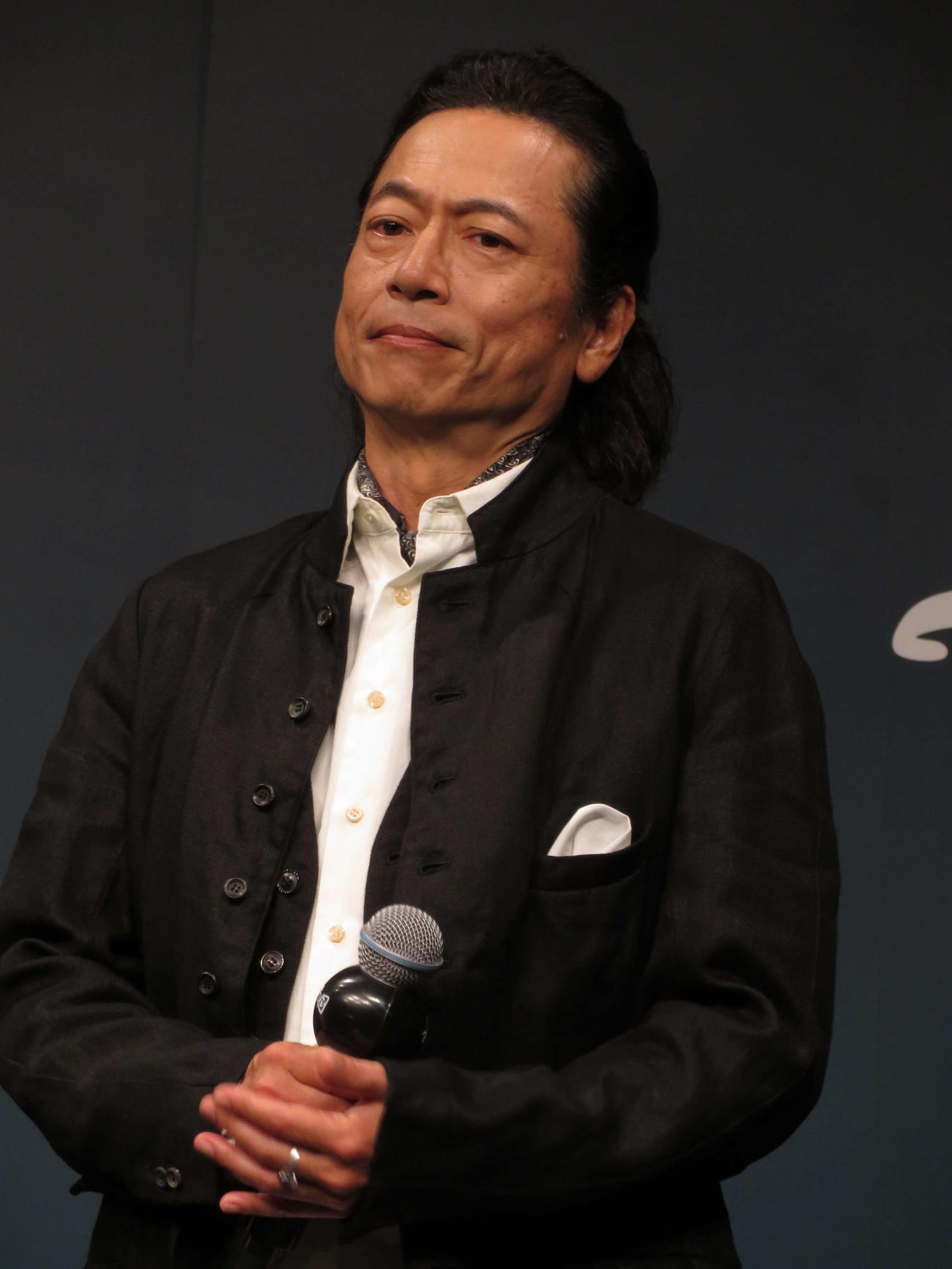 「七夕の国」配信直前特別試写イベントに出席した三上博史