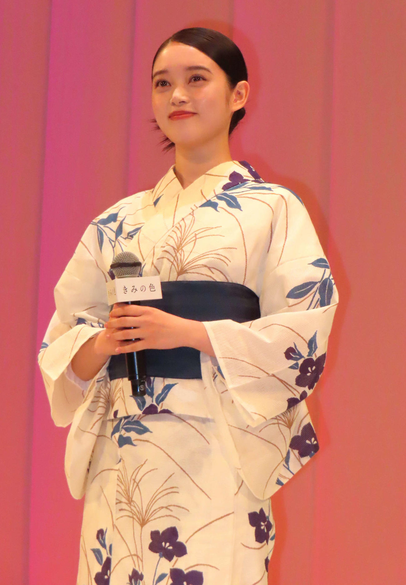 映画「きみの色」ジャパンプレミアに登壇した高石あかり