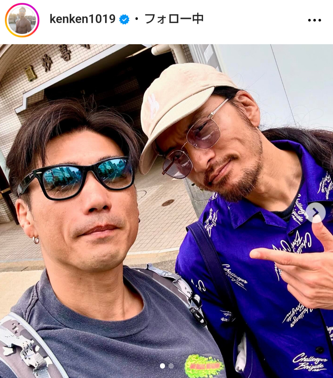 金子賢のインスタグラムから
