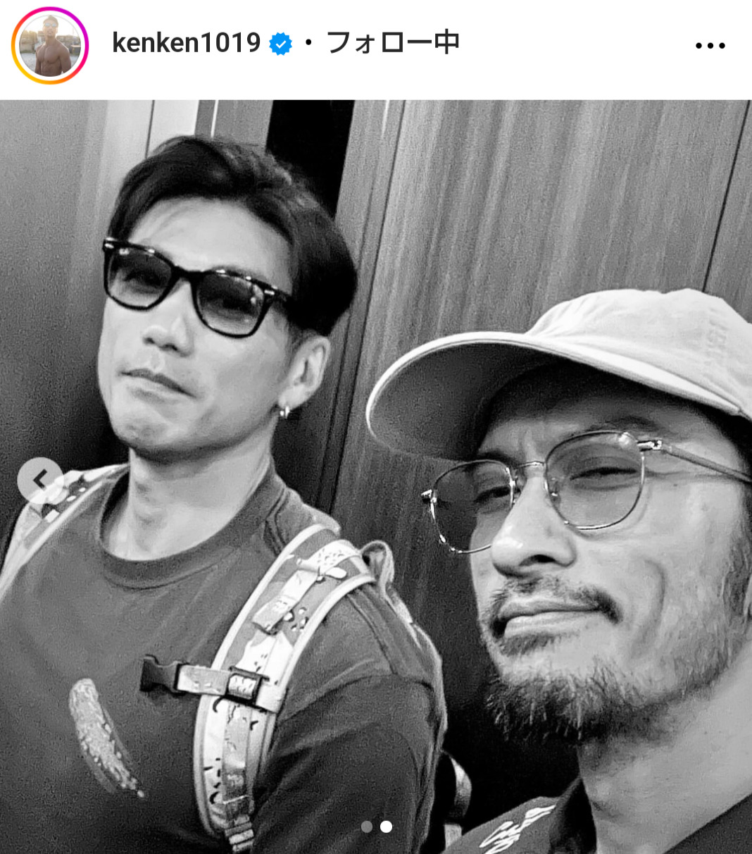 金子賢のインスタグラムから