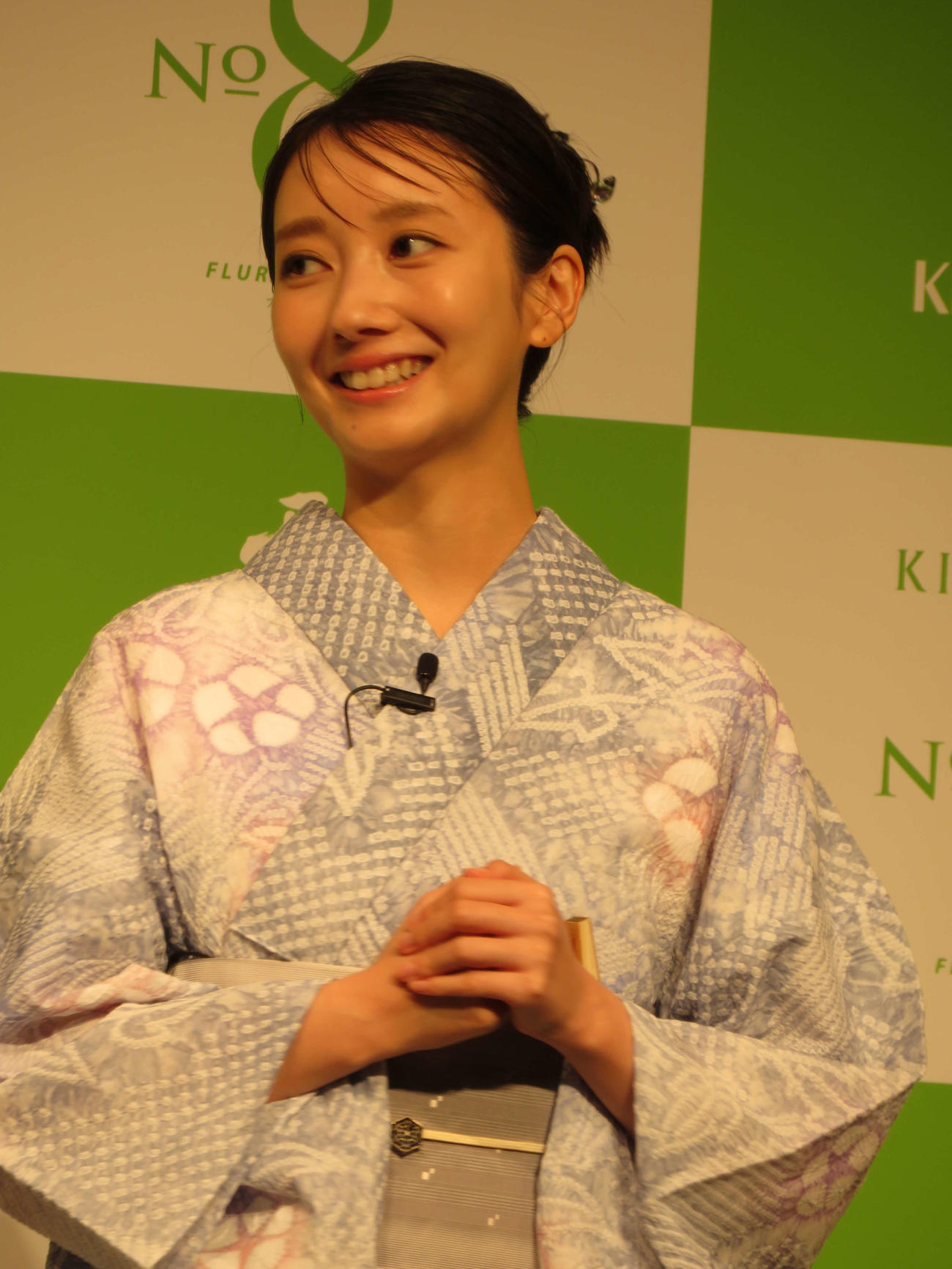 霧島酒造「KIRISHIMA NO．8」新TVCM発表会に出席した波瑠