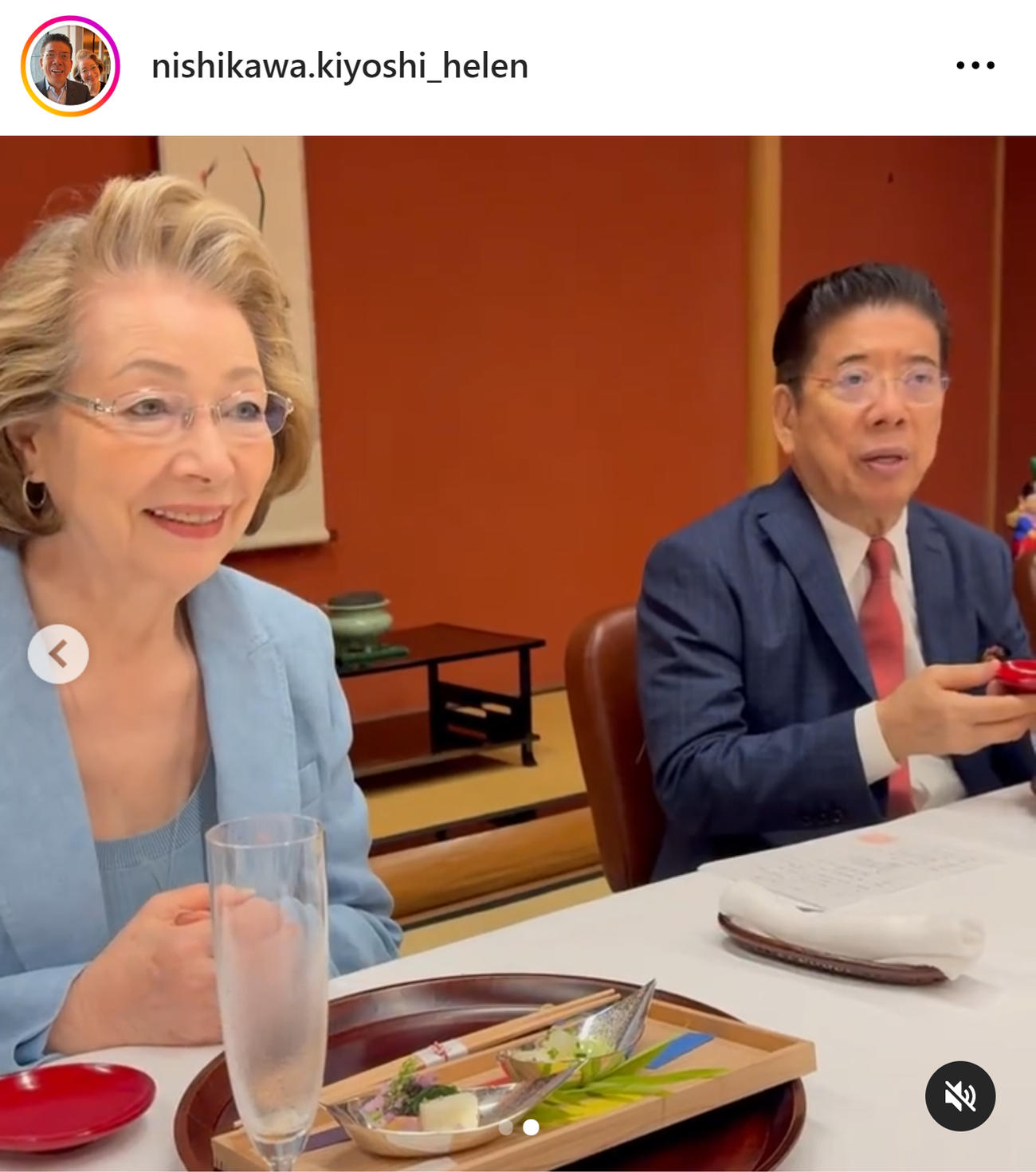 西川きよしのインスタグラムから