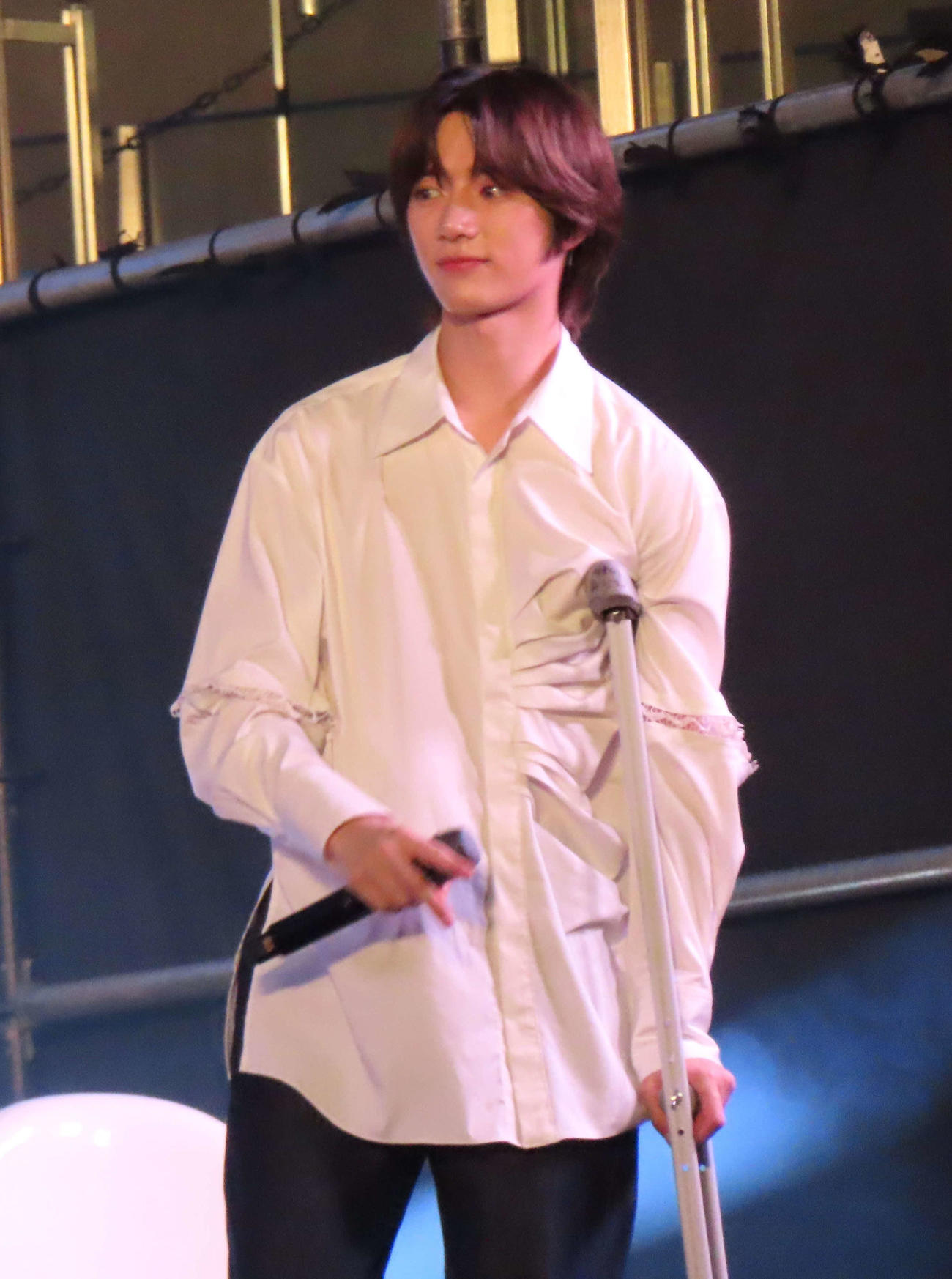 リリースイベントに登壇したTOMORROW X TOGETHERのBEOMGYU