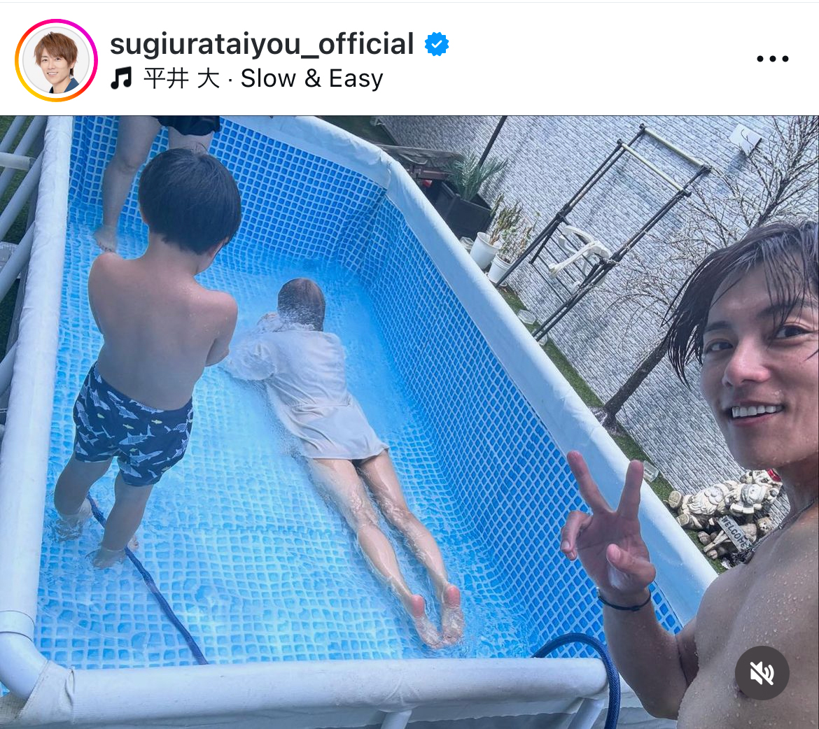 杉浦太陽のインスタグラムから