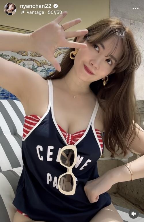 小嶋陽菜、美谷間あらわな水着動画アップ「セクシーな身体にメロメロ