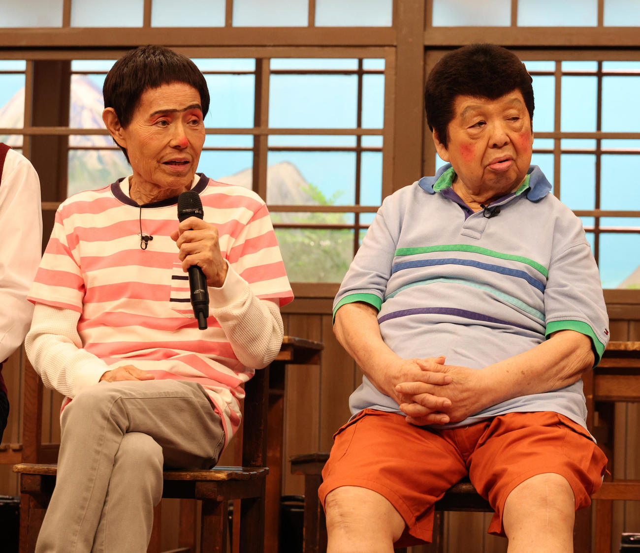 「ドリフに大挑戦SP」の会見を行った加藤茶（左）と高木ブー（撮影・中島郁夫）