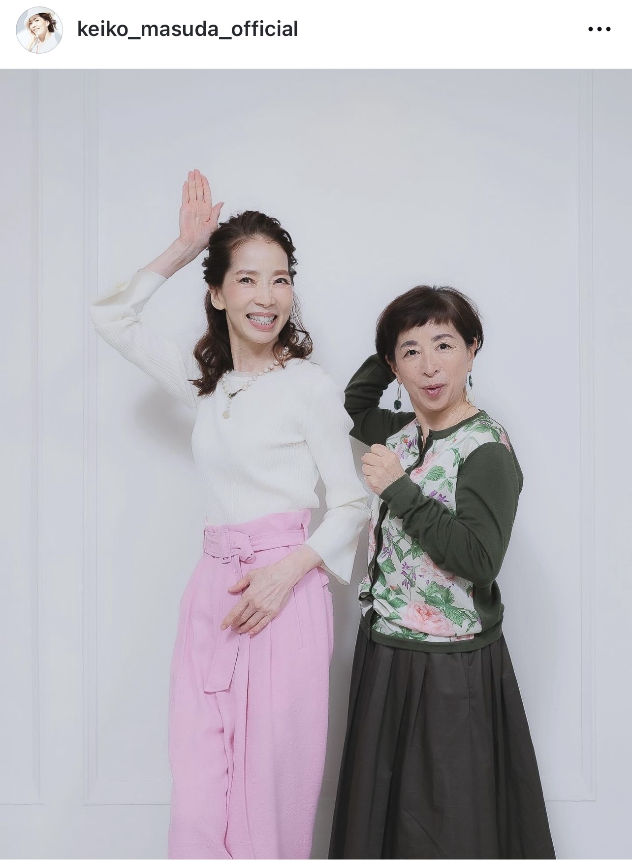 （増田惠子のインスタグラムから）