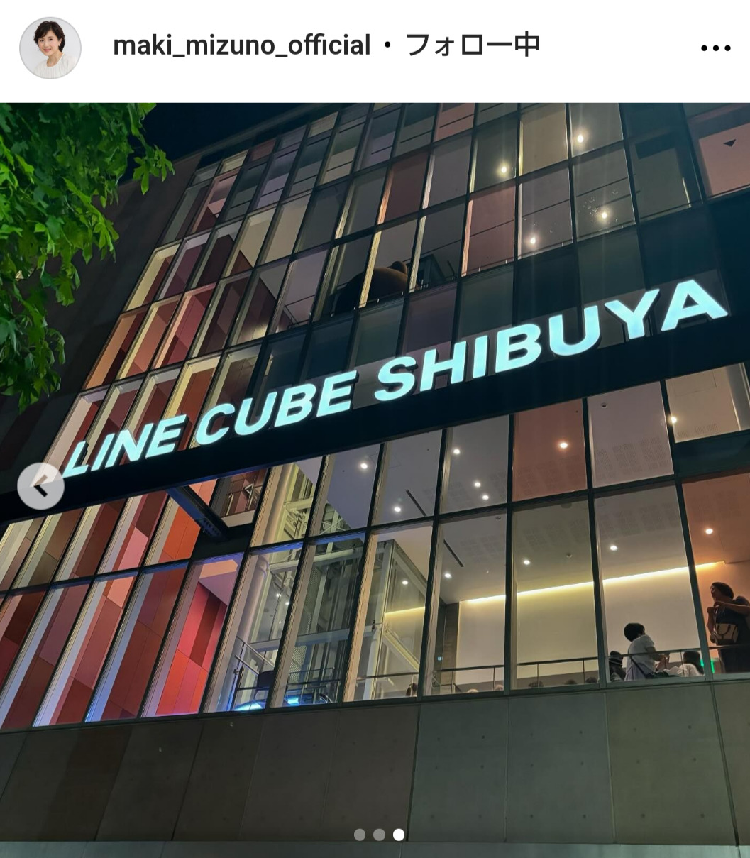 水野真紀のインスタグラムから