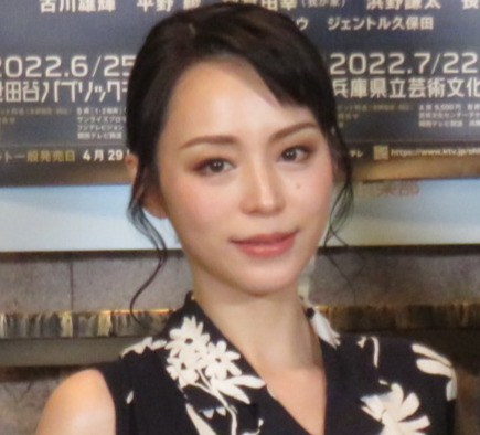 平野綾（22年6月撮影）