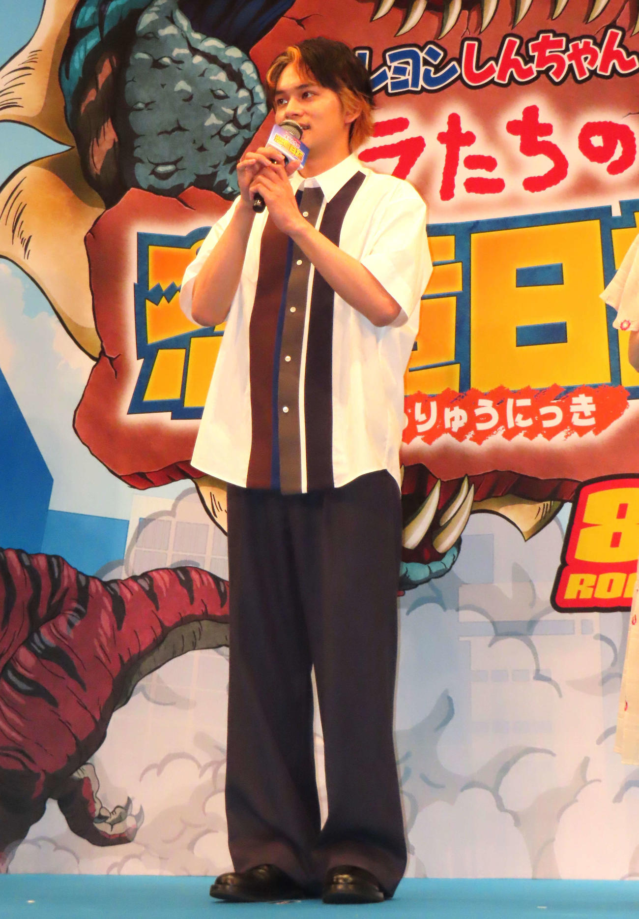 「映画クレヨンしんちゃん　オラたちの恐竜日記」完成披露試写会に登壇した北村匠海