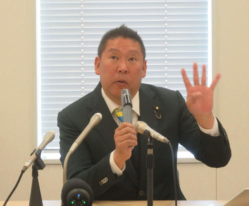 立花孝志氏、蓮舫氏の敗戦に私見「共産党の応援を制御できてなかった、危険な運動をされていた」