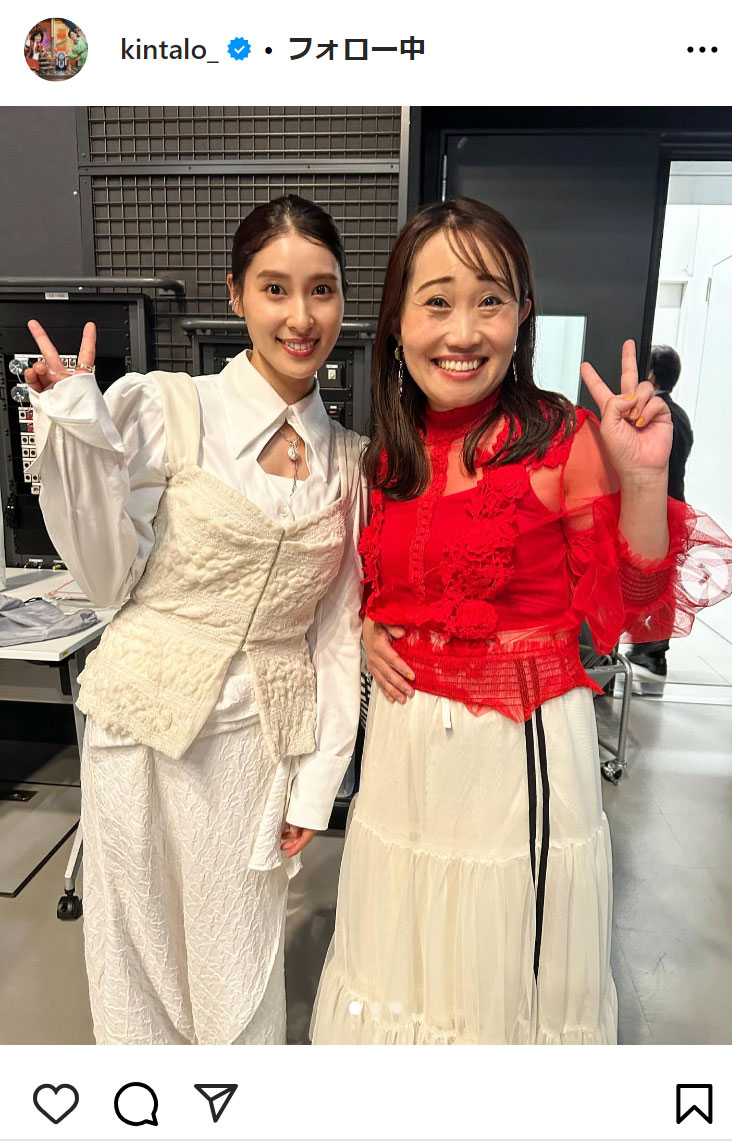 キンタロー。のインスタグラムから
