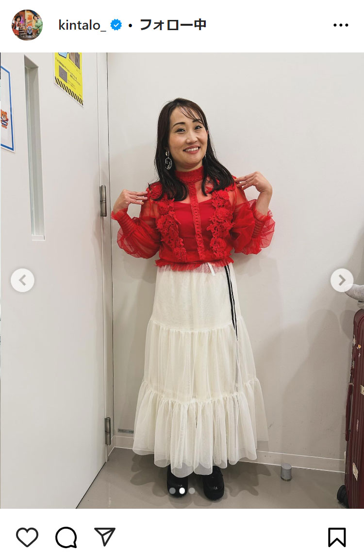 キンタロー。のインスタグラムから