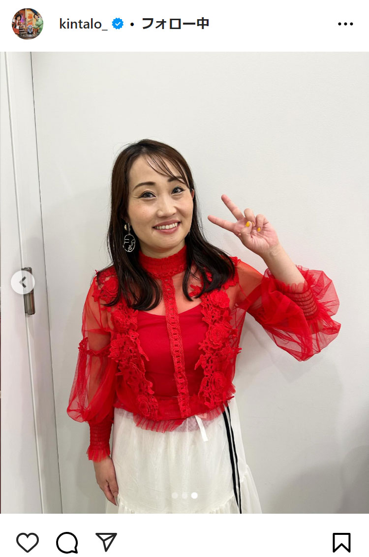 キンタロー。のインスタグラムから