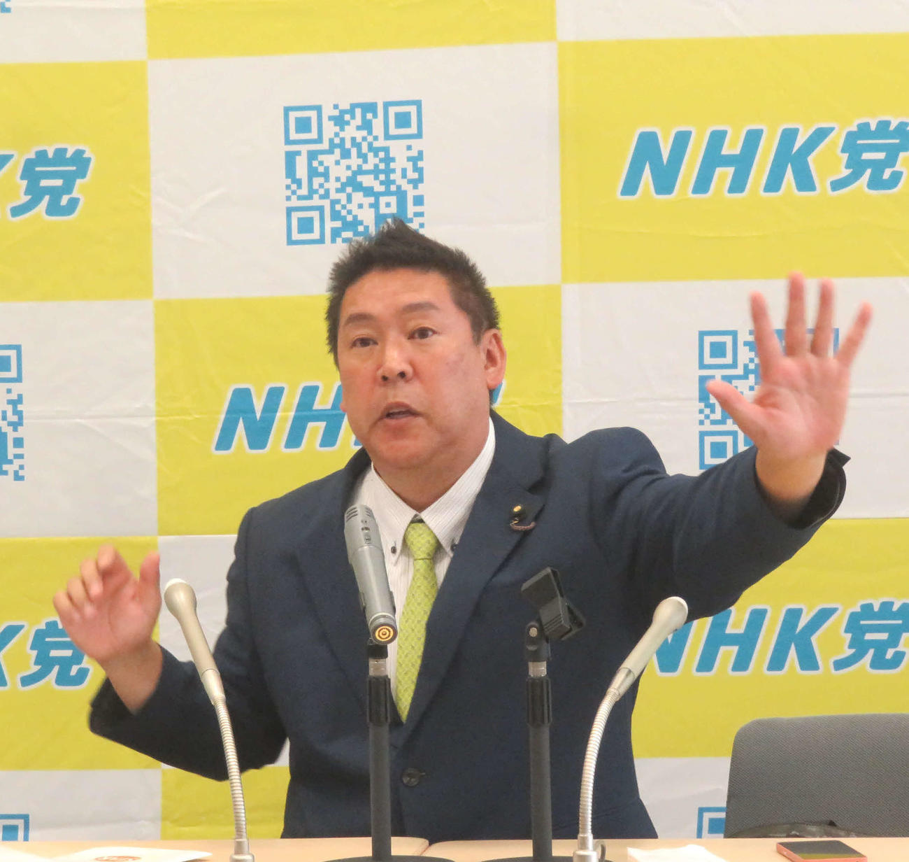 立花孝志氏（2023年9月撮影）