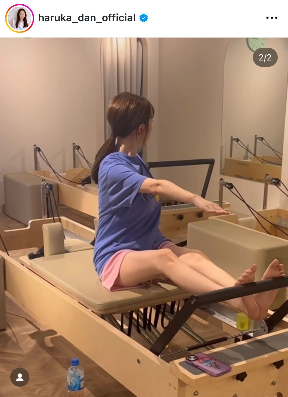 團遥香のインスタグラムから