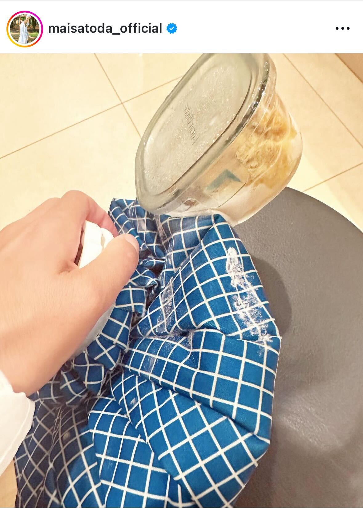 里田まいのインスタグラムから