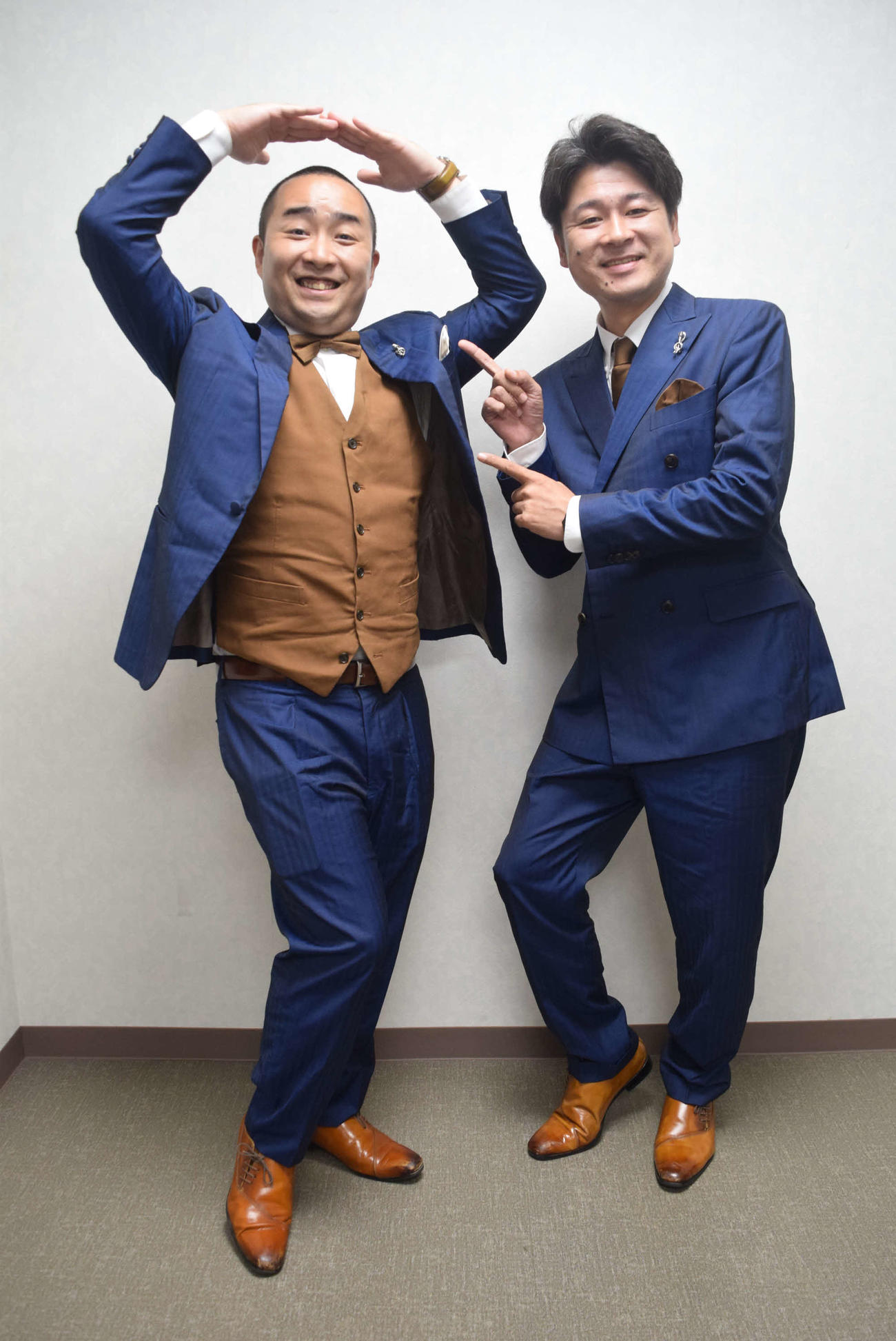 なんばグランド花月でメインを務める「メンバー」山口提樹と潮圭太（撮影・阪口孝志）