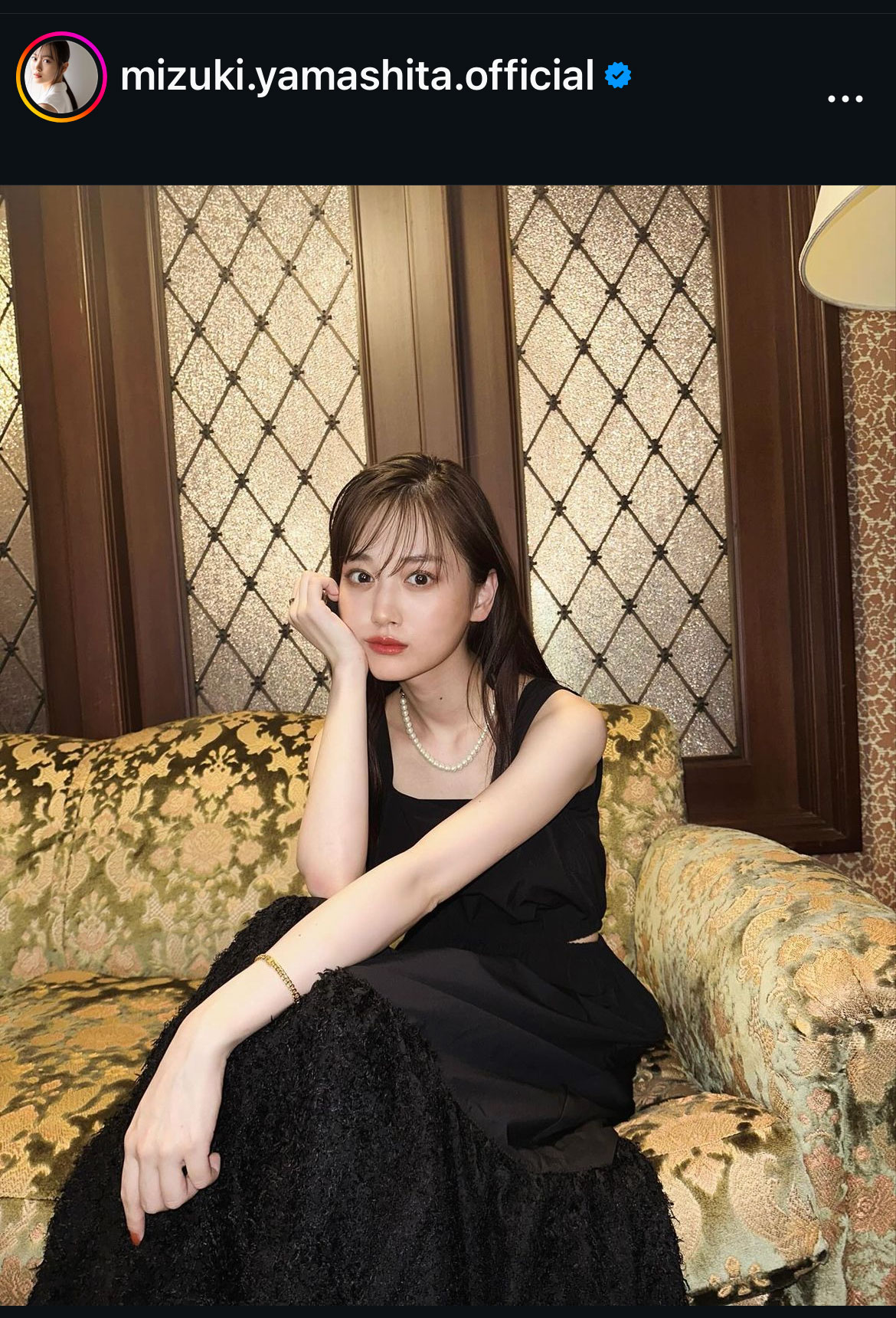山下美月のインスタグラムから