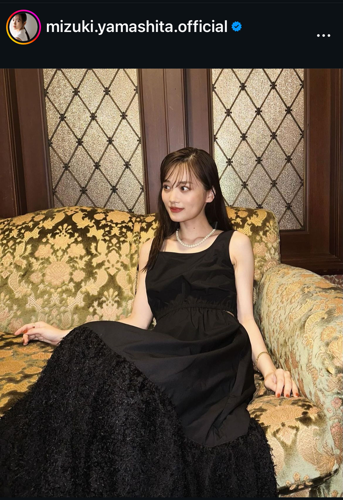 山下美月のインスタグラムから