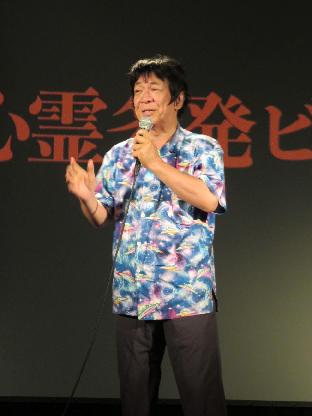 在りし日の叶井俊太郎さんを振り返る河崎実監督