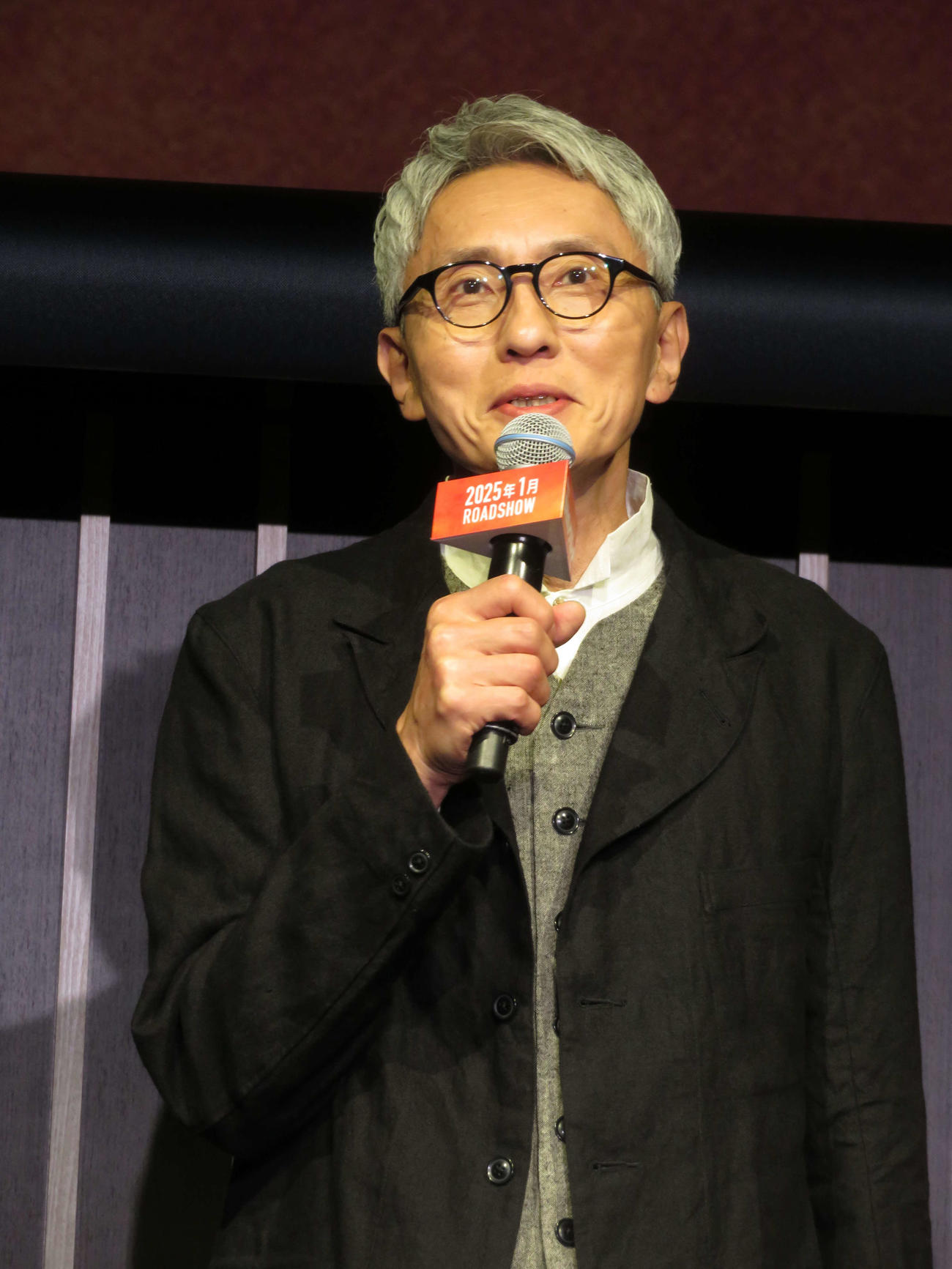 テレビ東京開局60周年特別企画「孤独のグルメ」プロジェクト発表会見に登壇した松重豊（撮影・村上幸将）