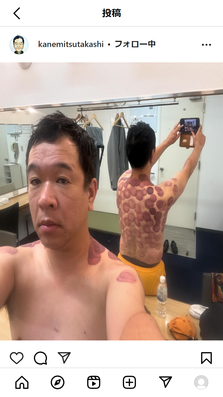 兼光タカシのインスタグラムから
