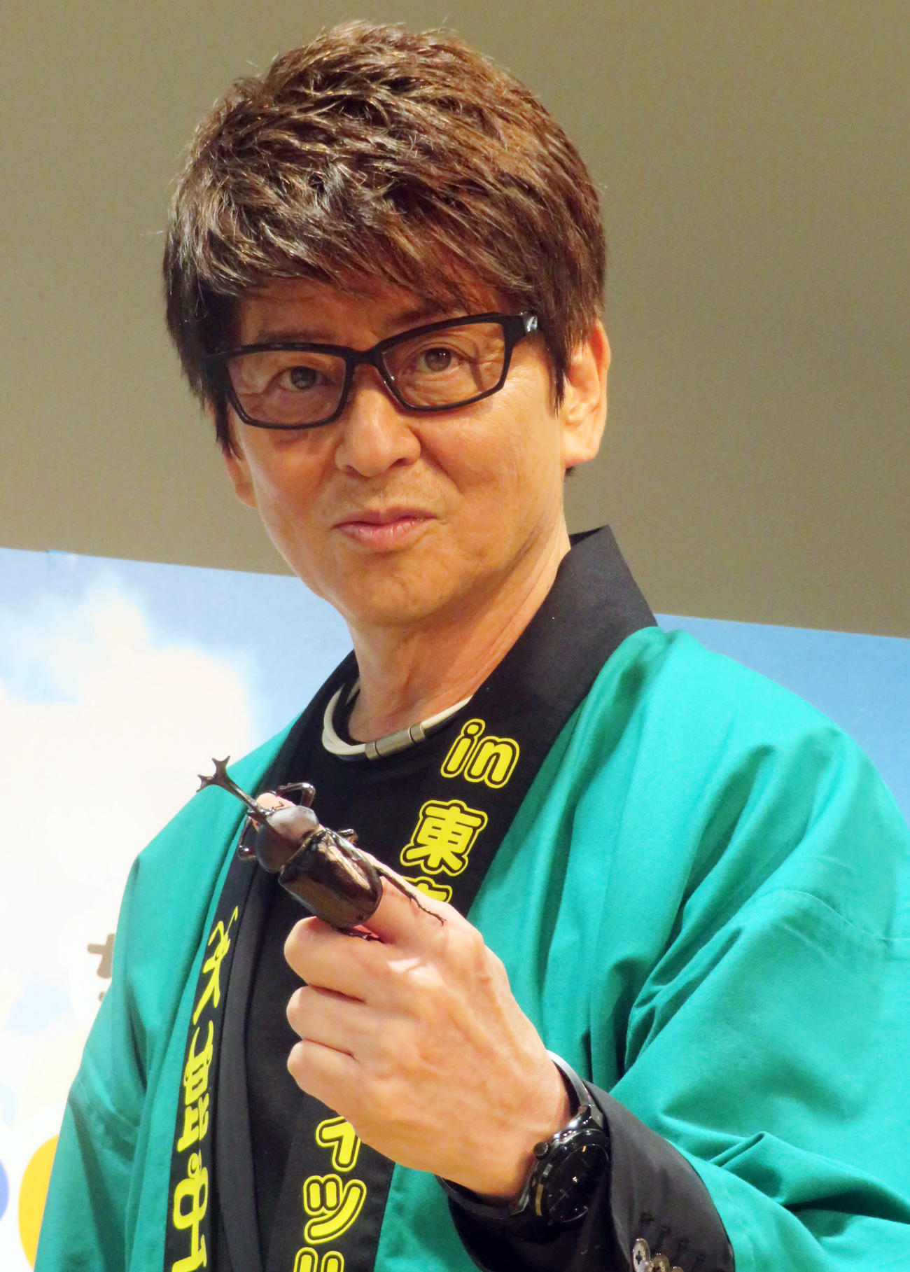 「大昆虫展in東京スカイツリータウン～ようこそ昆虫の惑星へ～」プレス発表会に出席した哀川翔