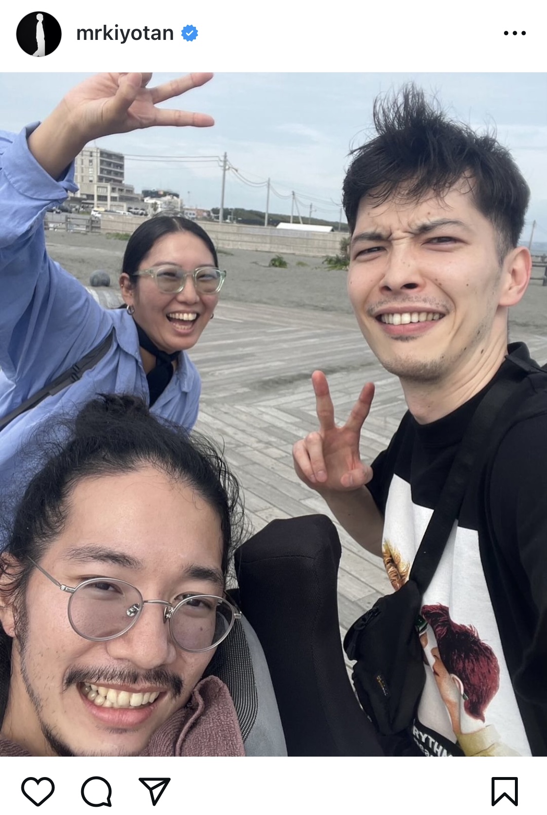 清原翔の１カ月半前の投稿（清原翔インスタグラムから）