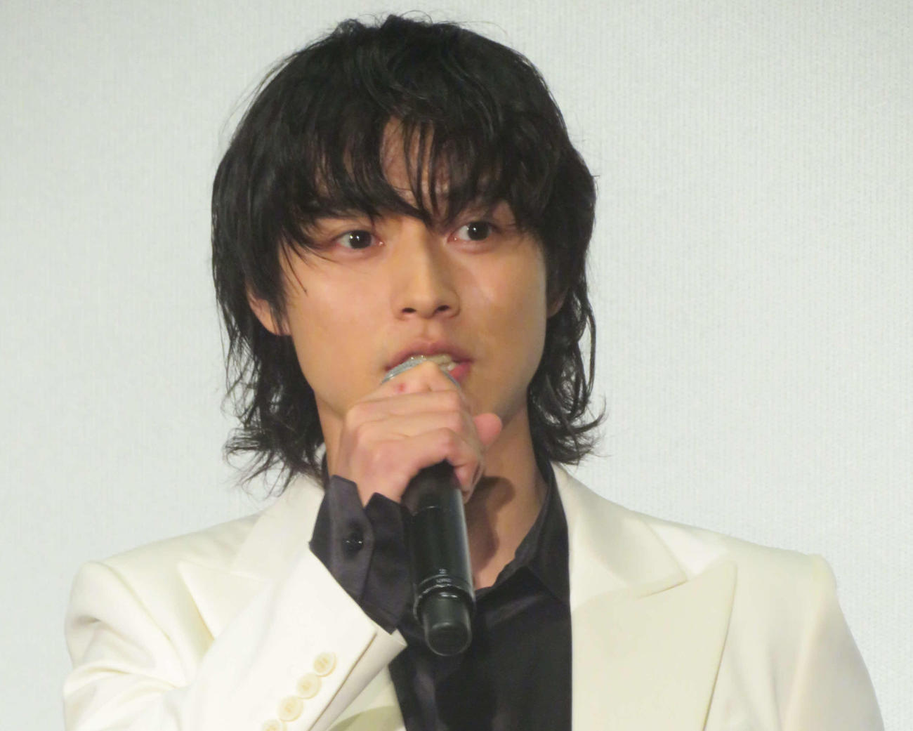 映画「キングダム　大将軍の帰還」初日舞台あいさつに出席した山崎賢人