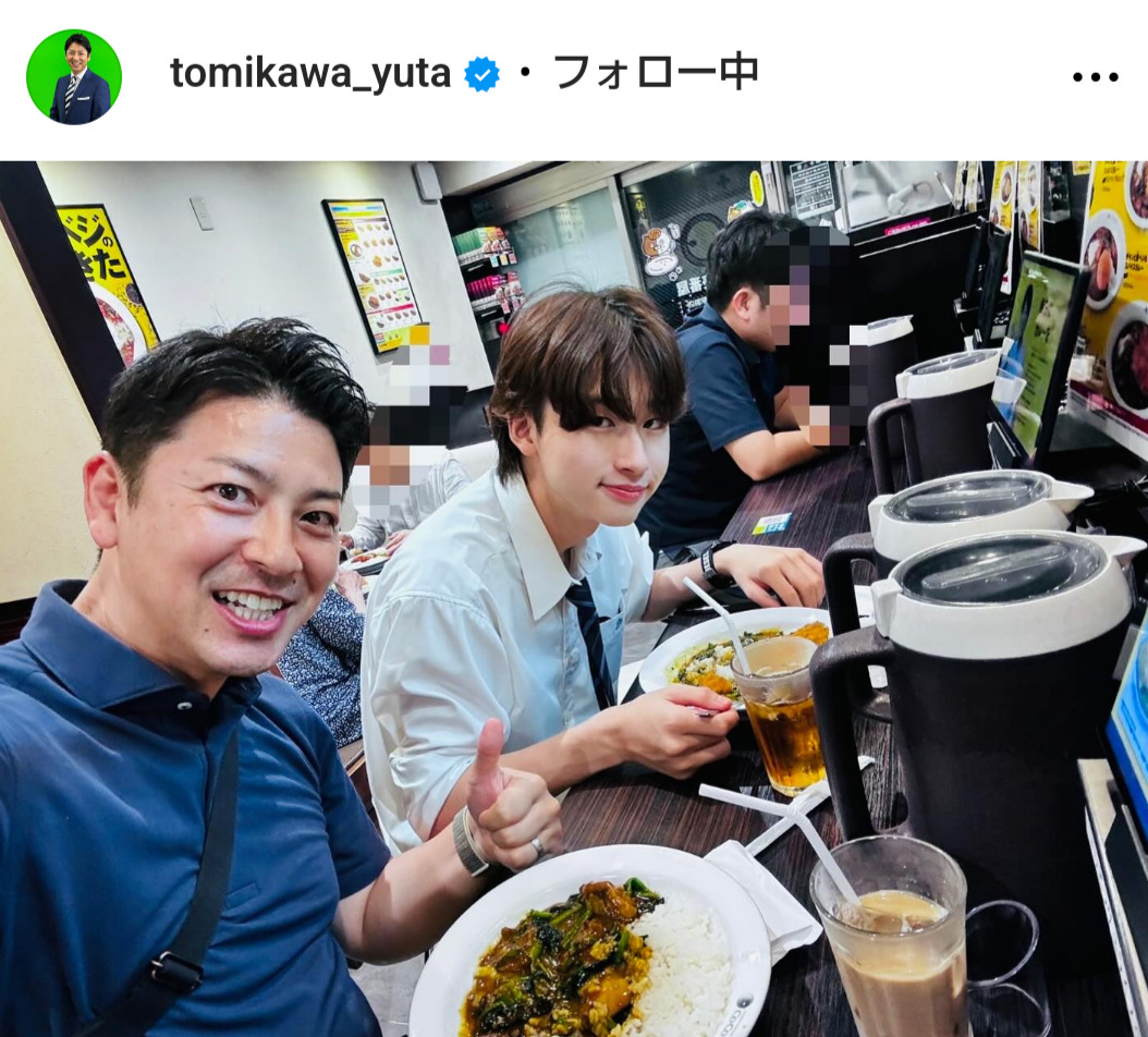 富川悠太氏のインスタグラムから