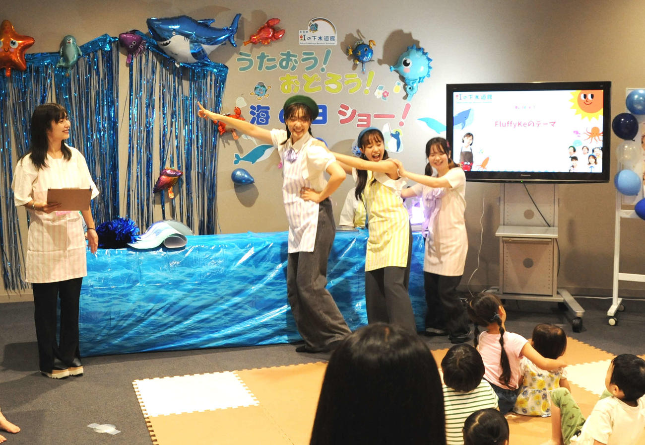 ベビーシッターサービス会社「Fluffy Ket」の子ども向けショーイベントの様子（撮影・松尾幸之介）